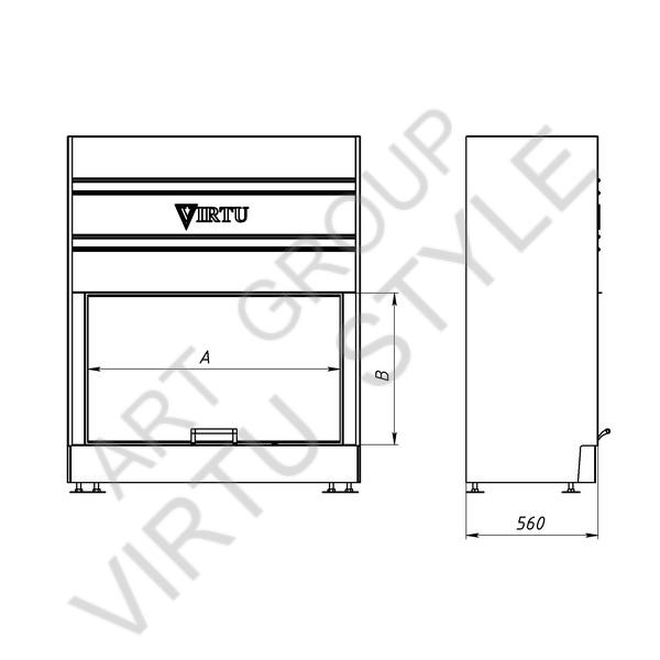VIRTU Close Pro VS 10055: чертеж №1