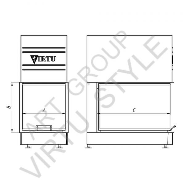 VIRTU Close Pro VK-T 805550: чертеж №1