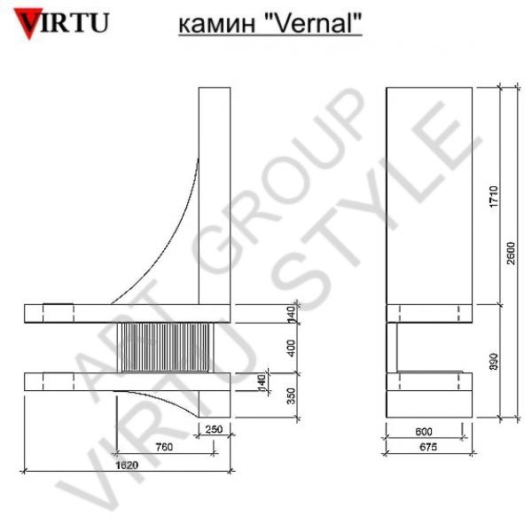 Камин VIRTU Vernal (Вернал) фото№12